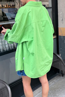 Le Bon Shoppe light weight Owen  button up shirt green bud | Pipe and Row