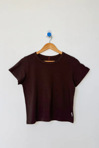 Le Bon Shoppe little boy tee dark cacao brown | Pipe and Row Seattle