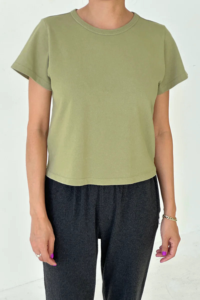 Le Bon Shoppe little boy tee mint dust green | Pipe and Row Seattle