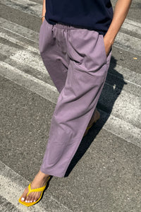 Le Bon Shoppe subtle tapered Gardener's utility pant lavender purple | Pipe and Row