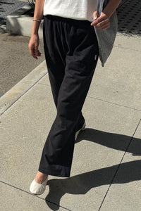 Le Bon Soft Jersey Terra Pants black utility sweats | Pipe and Row