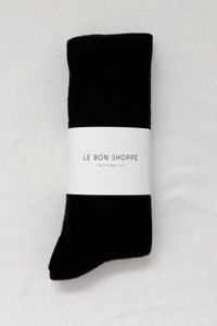 Le bon Shoppe Camper socks black onyx | Pipe and Row Seattle boutique Seattle