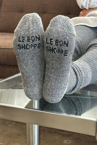 Le bon Shoppe Camper socks charcoal grey | Pipe and Row Seattle shopping boutique