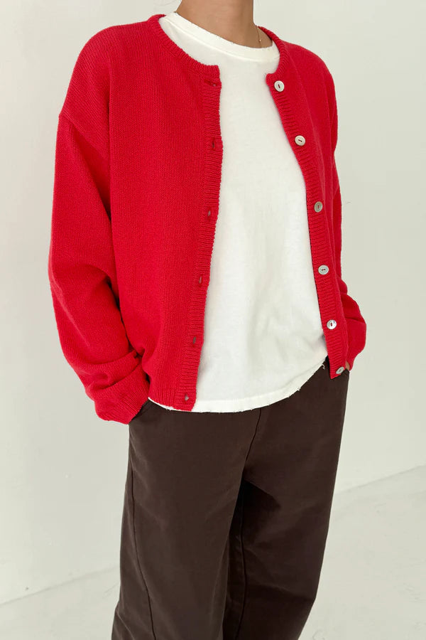 LEILA COTTON CARDIGAN