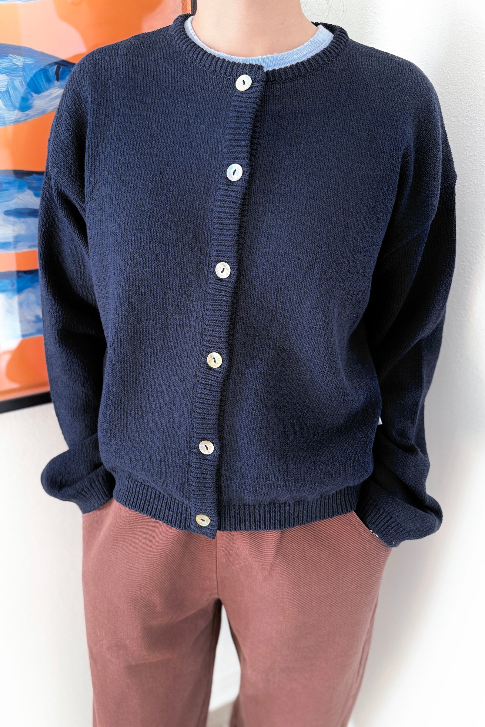 LEILA COTTON CARDIGAN