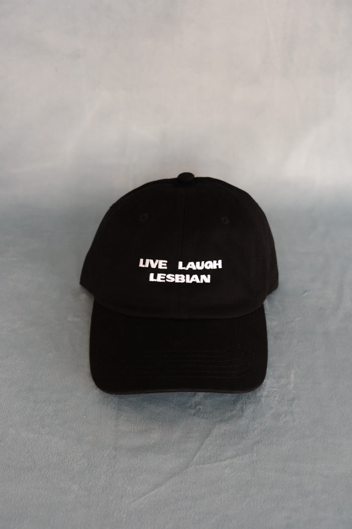 Live Laugh Lesibian Intentionally Blank dad hat | pipe and row boutique seattle