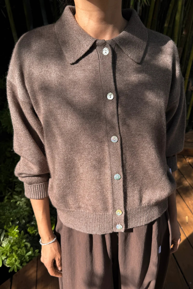 LOU CASHMERE CARDIGAN
