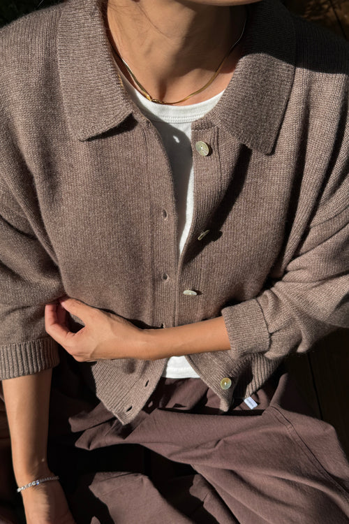 LOU CASHMERE CARDIGAN