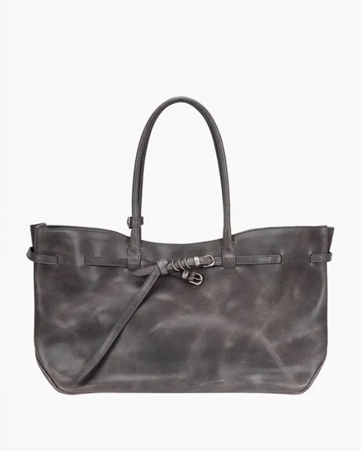 MARGESHERWOOD Grandma Used Large tote bag in mauve pull-up leather | Pipe and Row