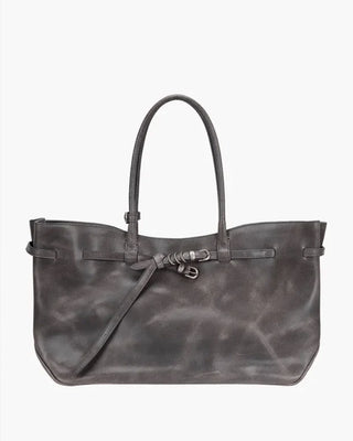 MARGESHERWOOD Grandma Used Large tote bag in mauve pull-up leather | Pipe and Row