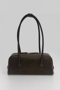 MARGESHERWOOD Soft Baguette handbag sepia pull-up | Pipe and Row