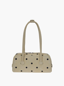 MARGESHERWOOD Soft boston ew Baguette handbag blond wood printed suede polka dot | Pipe and Row Seattle