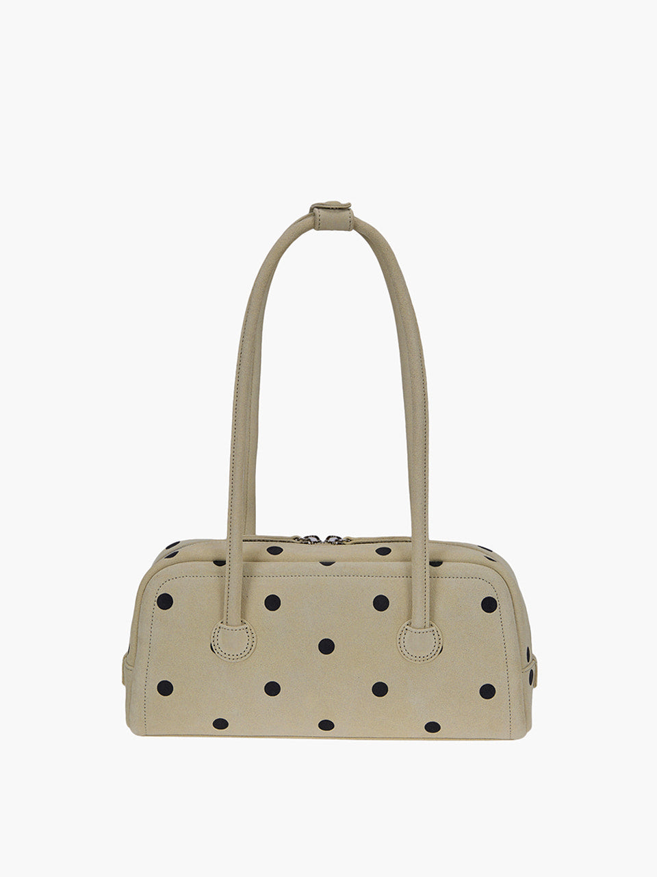 MARGESHERWOOD Soft boston ew Baguette handbag blond wood printed suede polka dot | Pipe and Row Seattle
