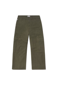 Citizens of Humanity Marcelle low slung twill cargo dark dogwood green | Pipe and Row