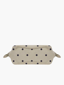Margesherwood baguette Grandma used sling handbag blond wood printed suede polka dot | Pipe and Row