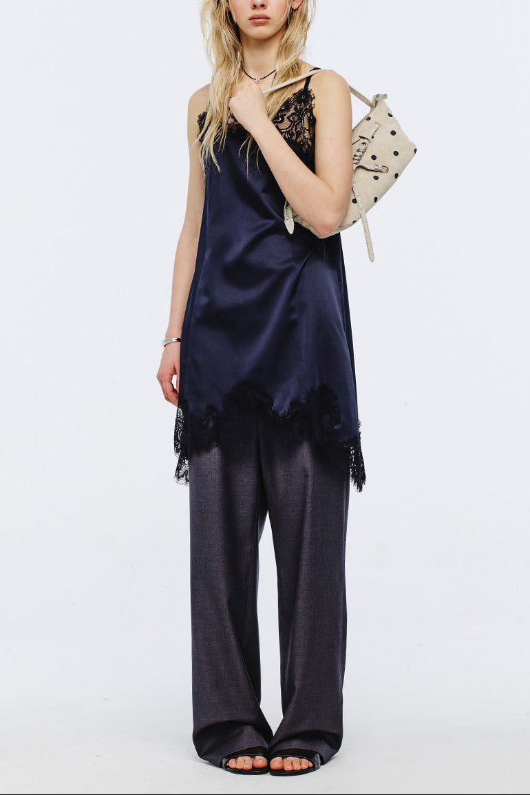 Margesherwood baguette Grandma used sling handbag tan blond wood printed suede polka dot | Pipe and Row