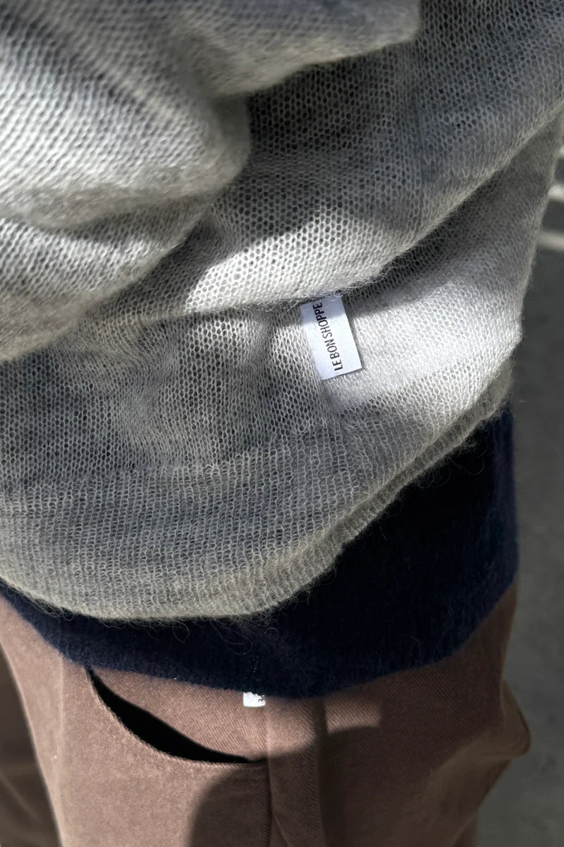 MATTHEW V-NECK MOHAIR SWEATER