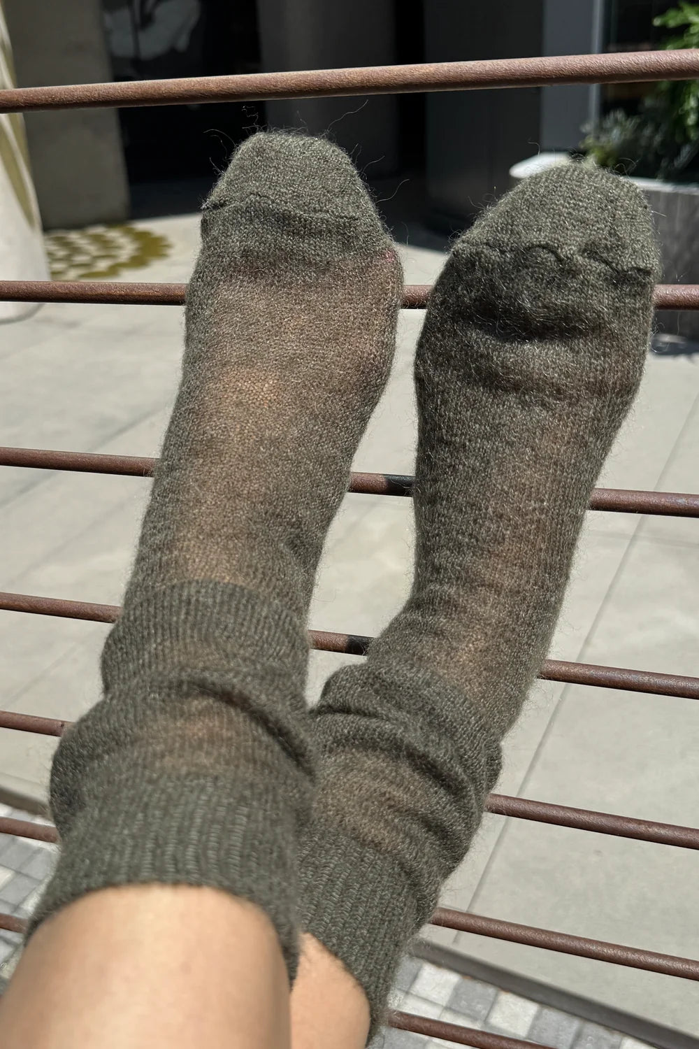 MOHAIR VEIL SOCKS