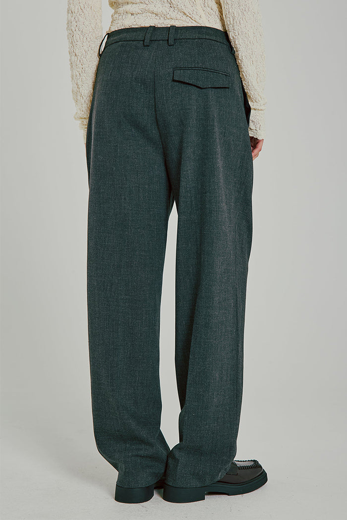 Norr suiting Nala trousers dark melange grey | Pipe and Row Seattle