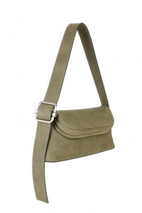 Osoi Folder brot bag marena khaki leather | Pipe and Row Boutique