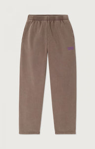 American Vintage relaxed Plizzy sweatpants vintage chestnut brown | Pipe and Row