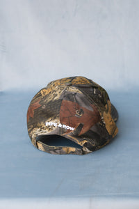 Pipe and Row camo hat embroidered white flower "P&R" back | PIPE AND ROW