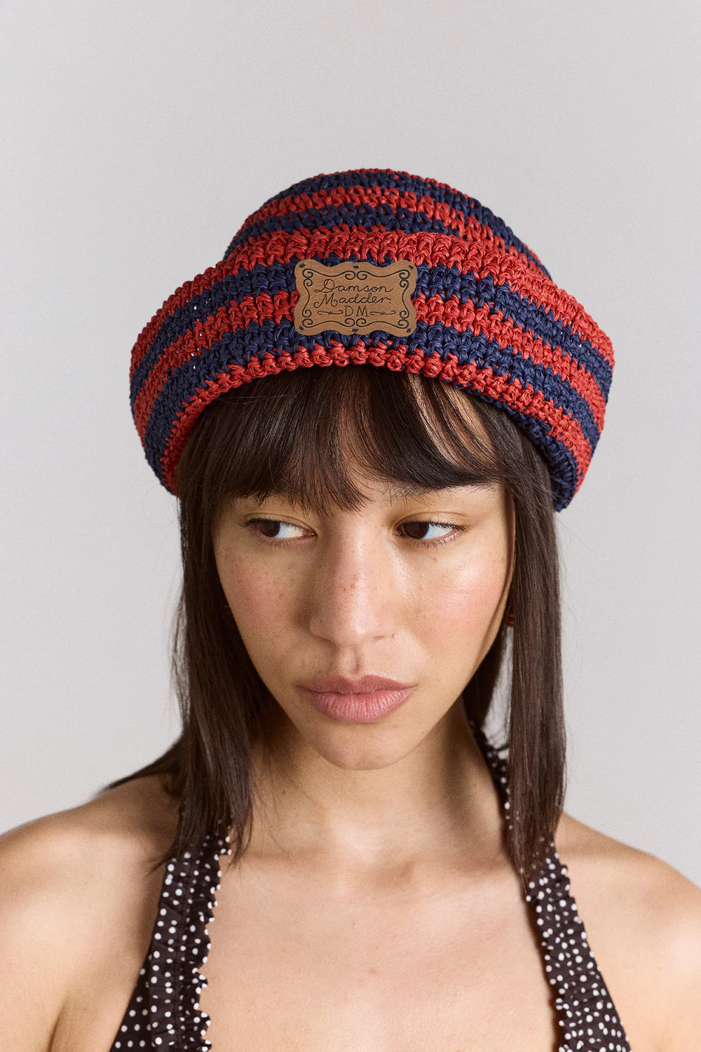 RAFFIA SAILOR HAT