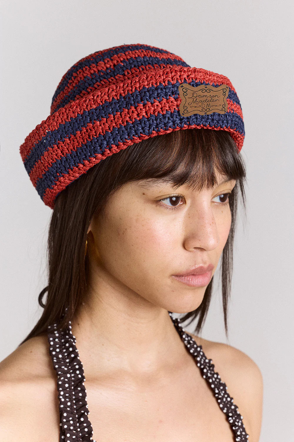 RAFFIA SAILOR HAT