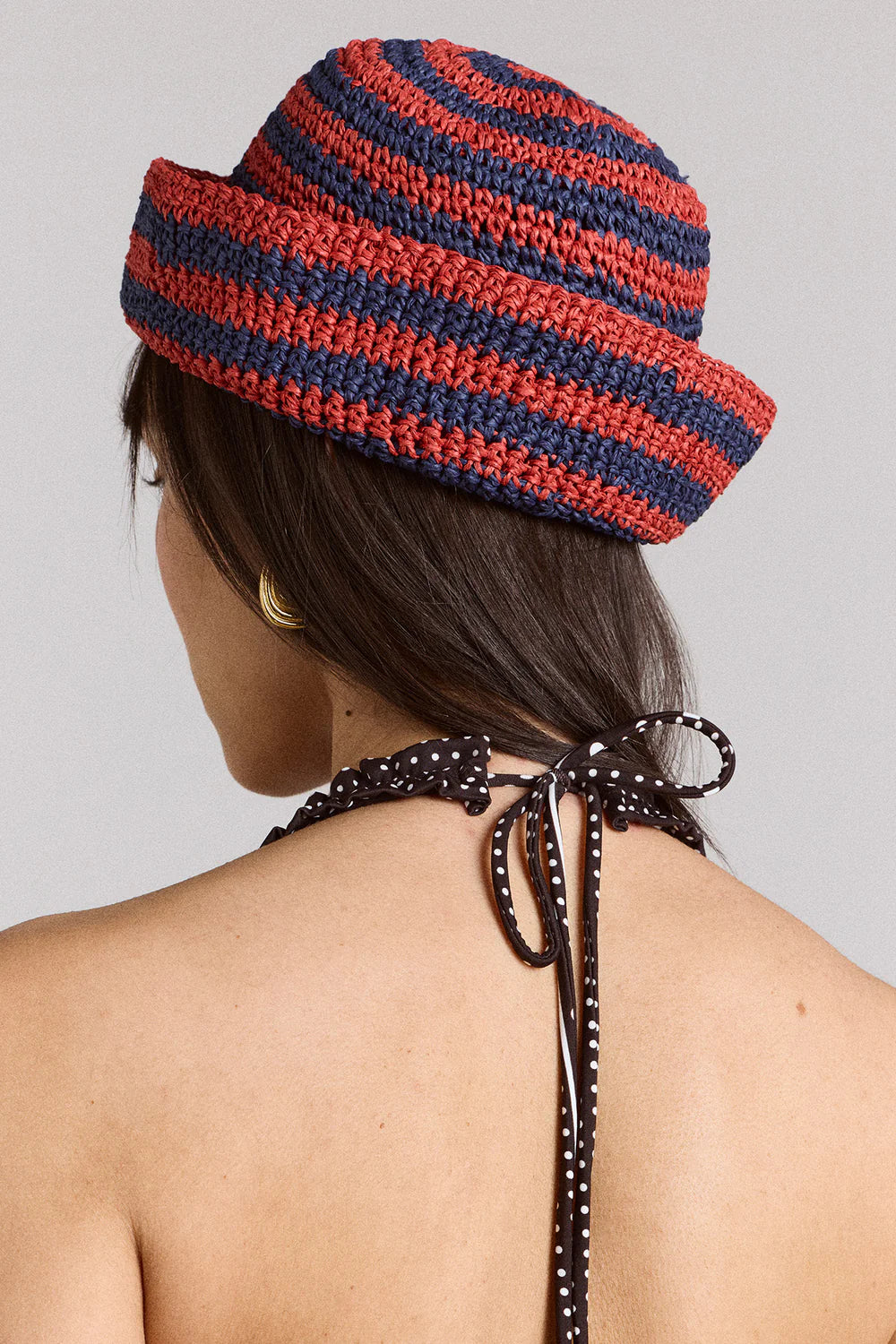 RAFFIA SAILOR HAT