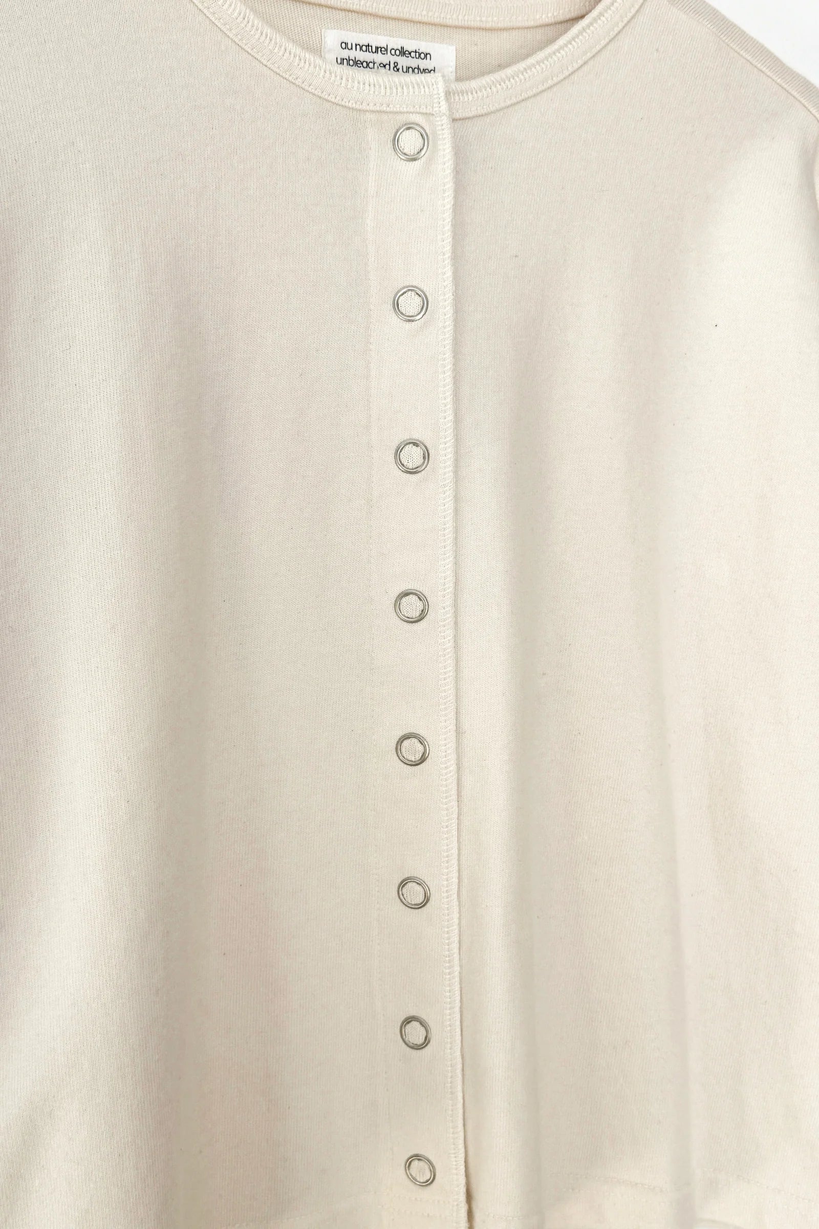 SOFT JERSEY SNAP CARDIGAN