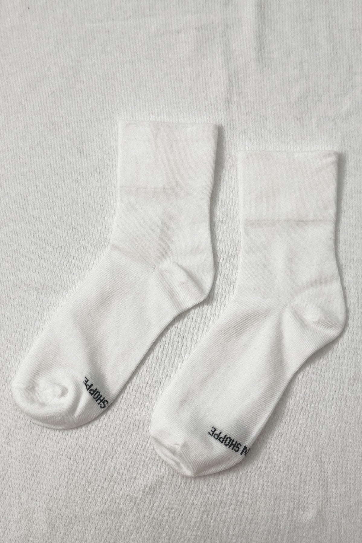 Le Bon Shoppe sneaker sock cotton thin classic white | pipe and row boutique pipeandrow.com