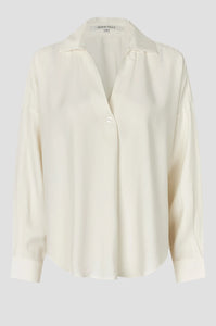 Second Female blouse collar cream shirt bilowy | Pipe and Row