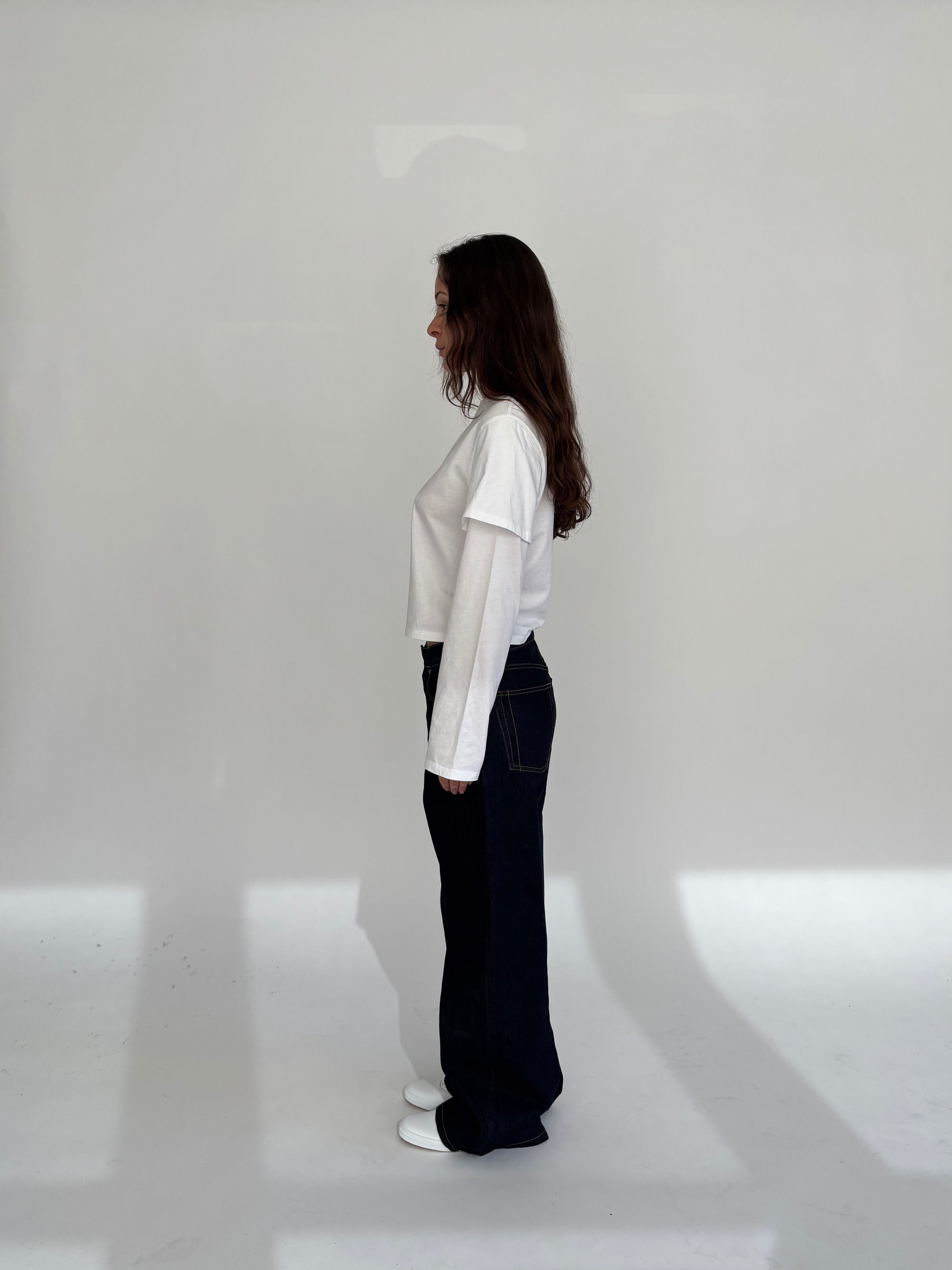 Still Here Buckle jean wide leg dark indigo | Pipe and Row Seattle