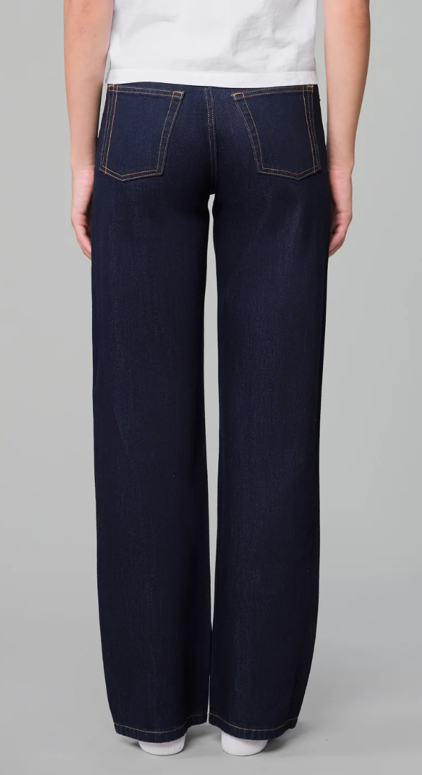 Still Here Everyday jean relaxed mid-rise dark Indigo | Pipe and Row