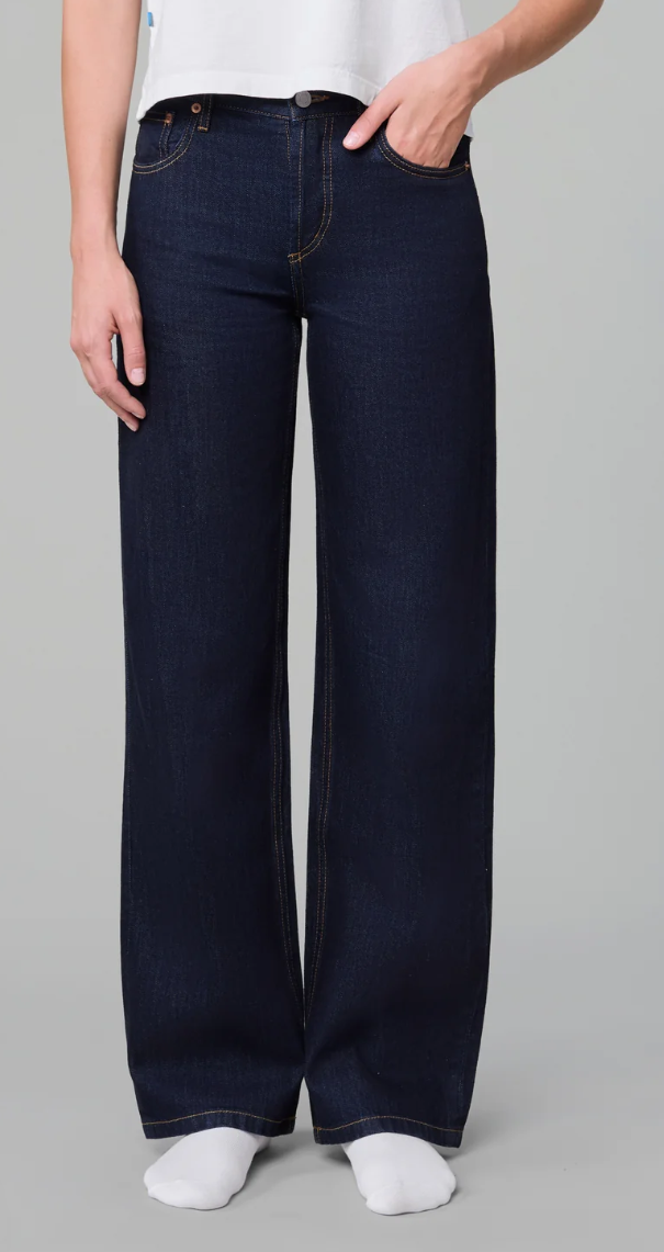 Still Here Everyday jean relaxed mid-rise dark Indigo | Pipe and Row Seattle