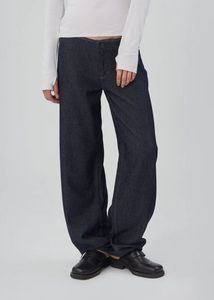 Still Here Sport Jean dark indigo blue joggers cinched | Pipe and Row