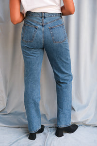 Still here Childhood jean Classic Blue straight leg denim | Pipe and Row