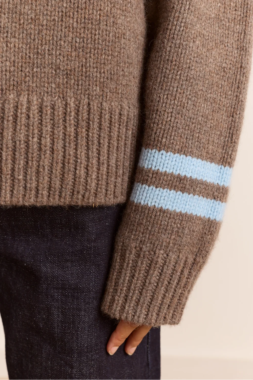 TALLULAH BUTTON LAMBSWOOL SWEATER