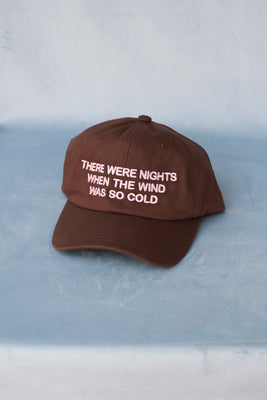 There were nights when the wind was so cold celine dion hat | Pipe and Row