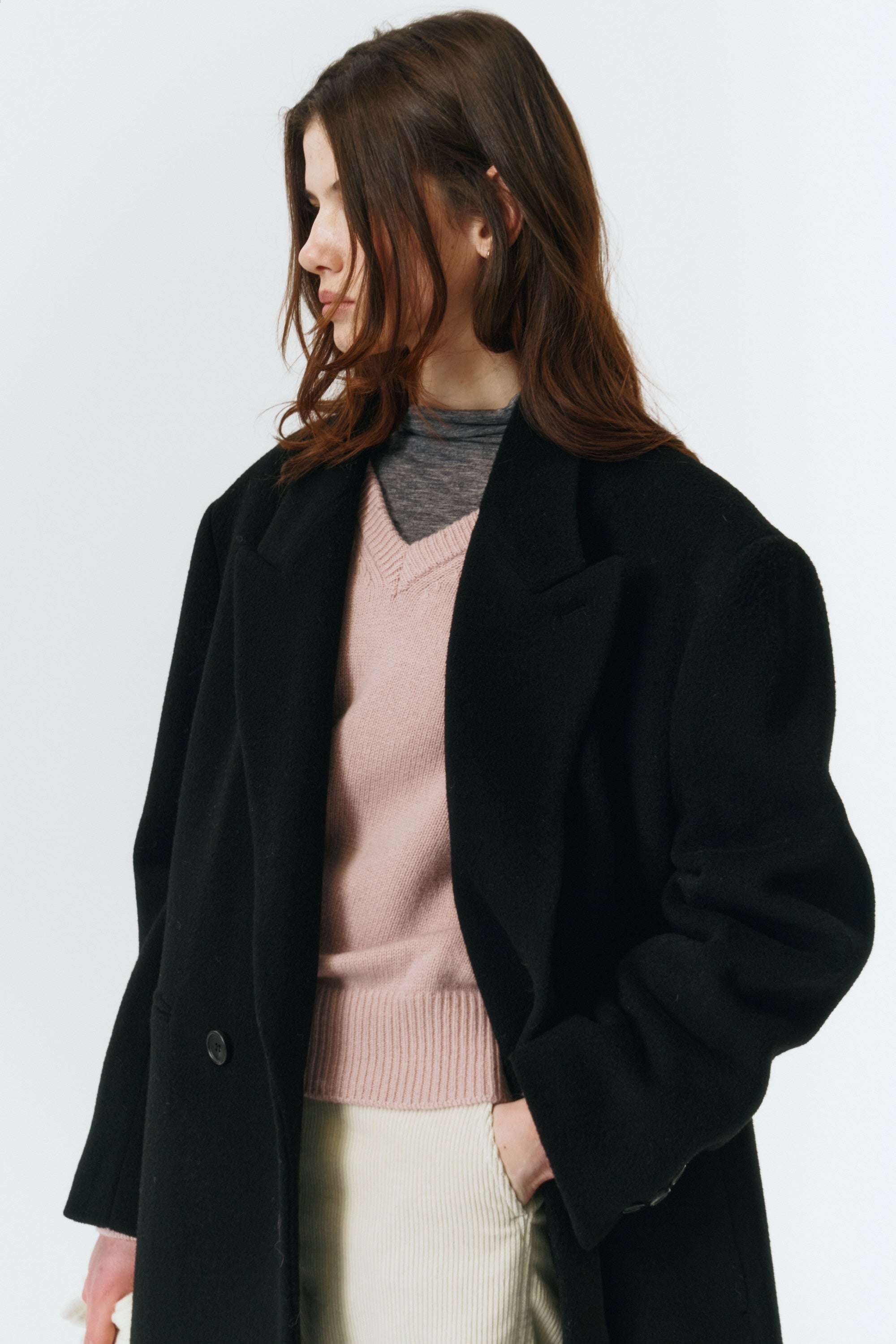 UNISEX MAXI DOUBLE WOOL COAT