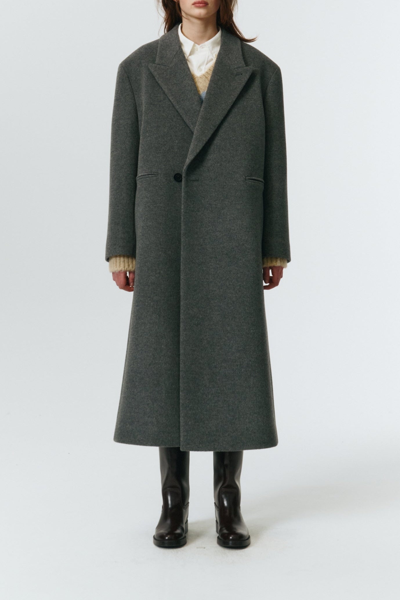 UNISEX MAXI DOUBLE WOOL COAT