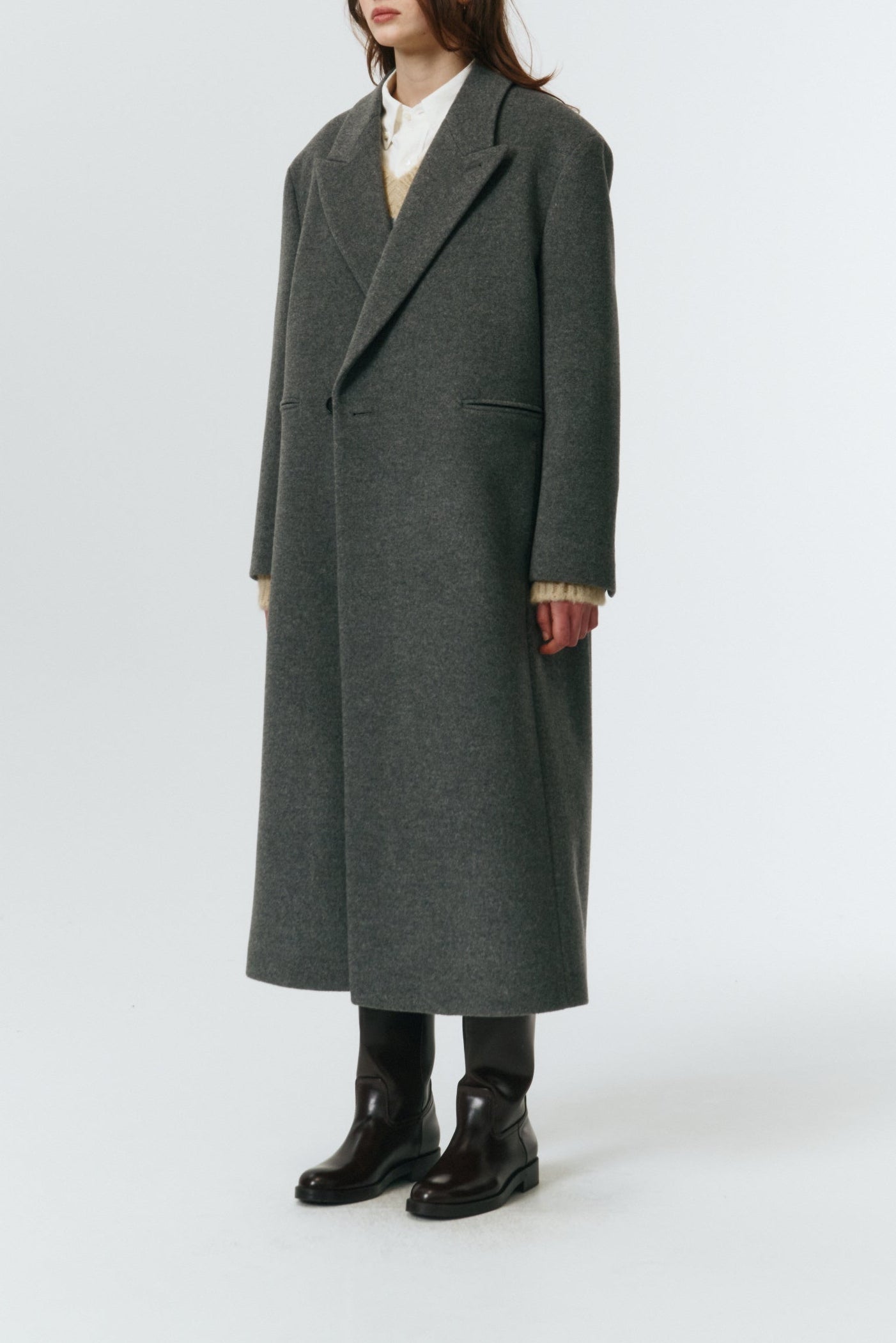 UNISEX MAXI DOUBLE WOOL COAT