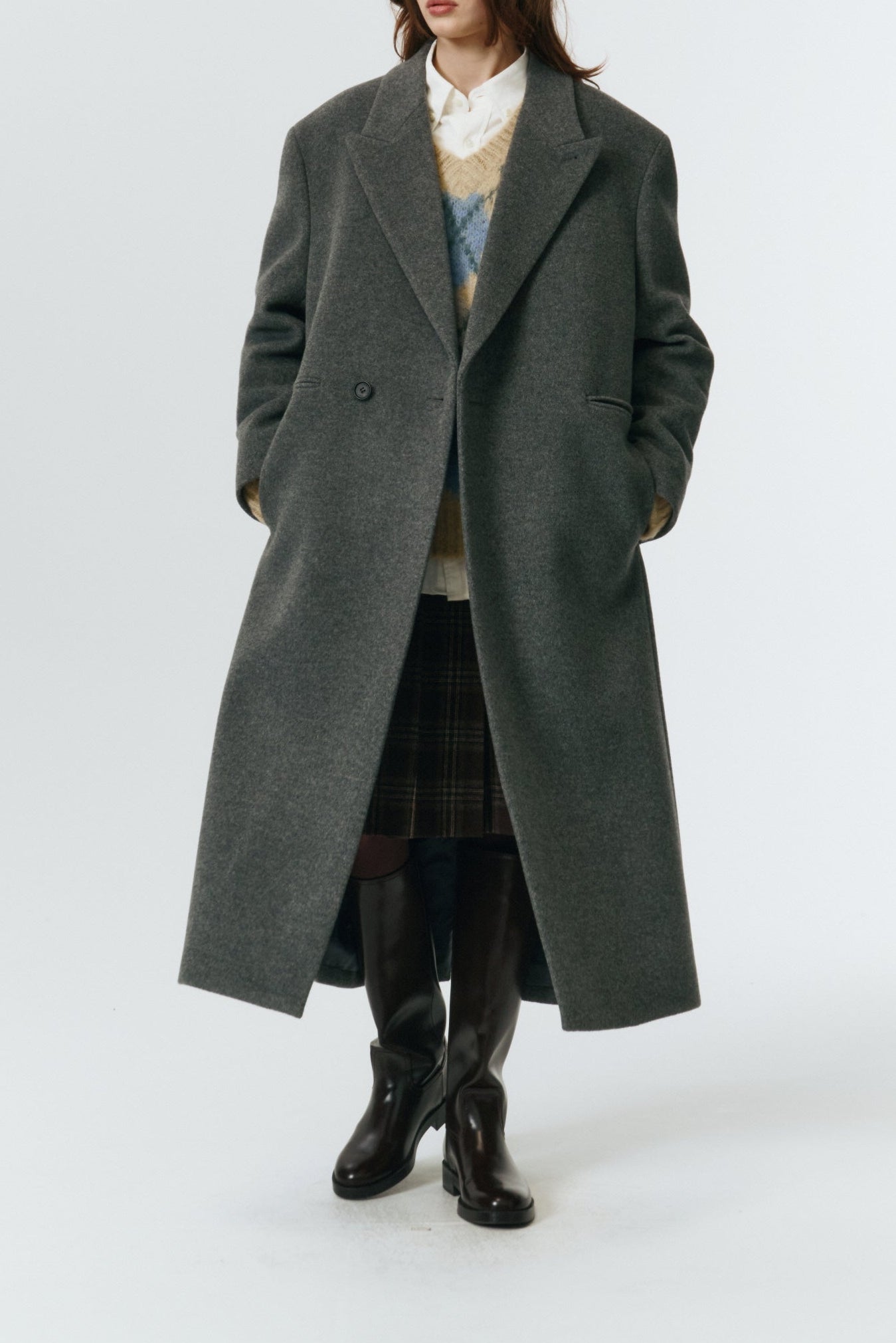 UNISEX MAXI DOUBLE WOOL COAT