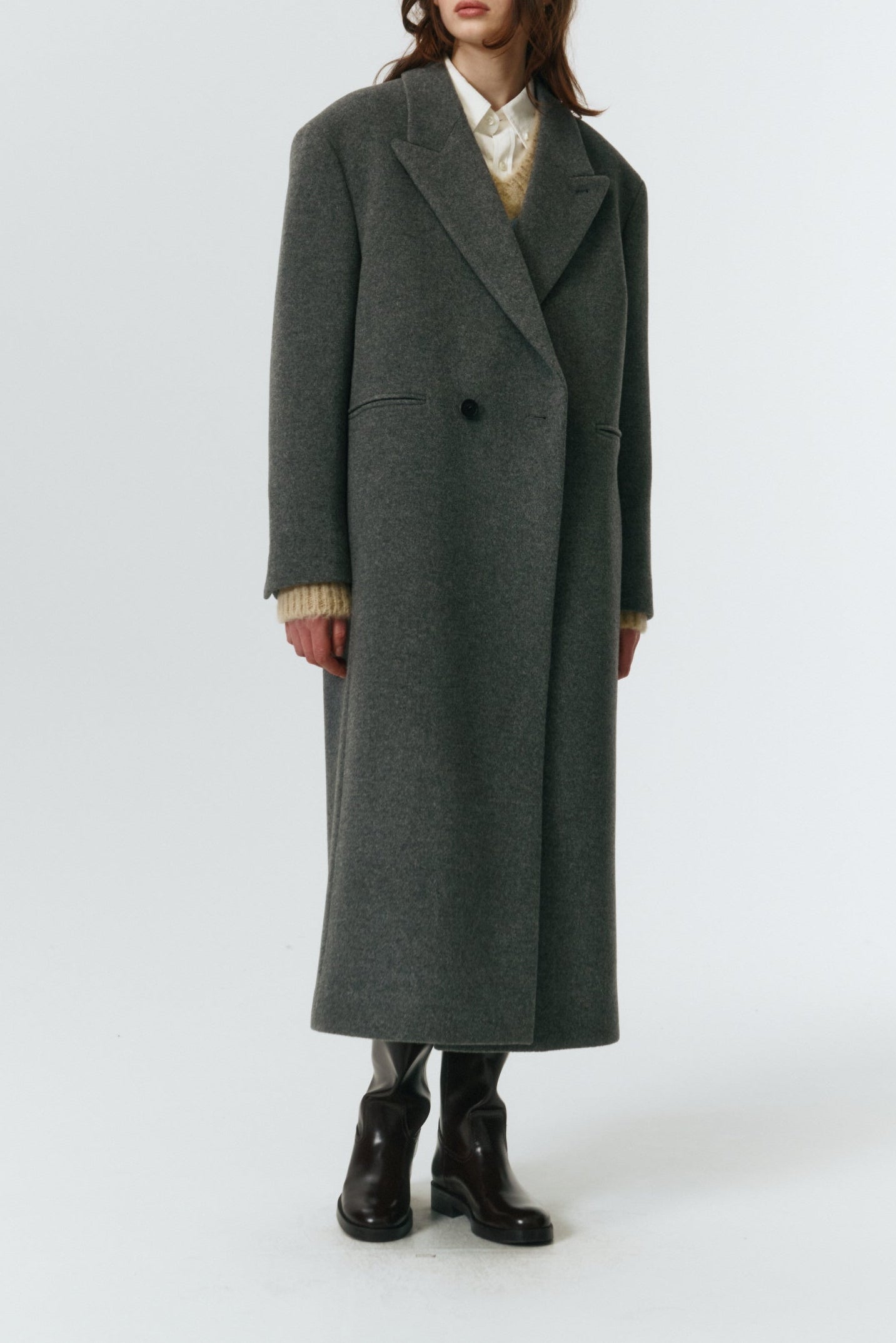 UNISEX MAXI DOUBLE WOOL COAT