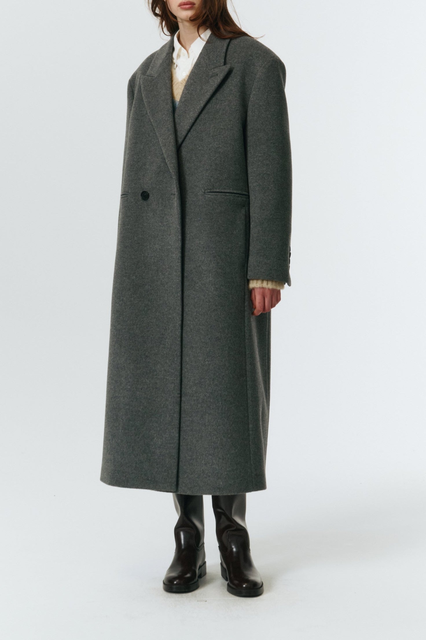 UNISEX MAXI DOUBLE WOOL COAT