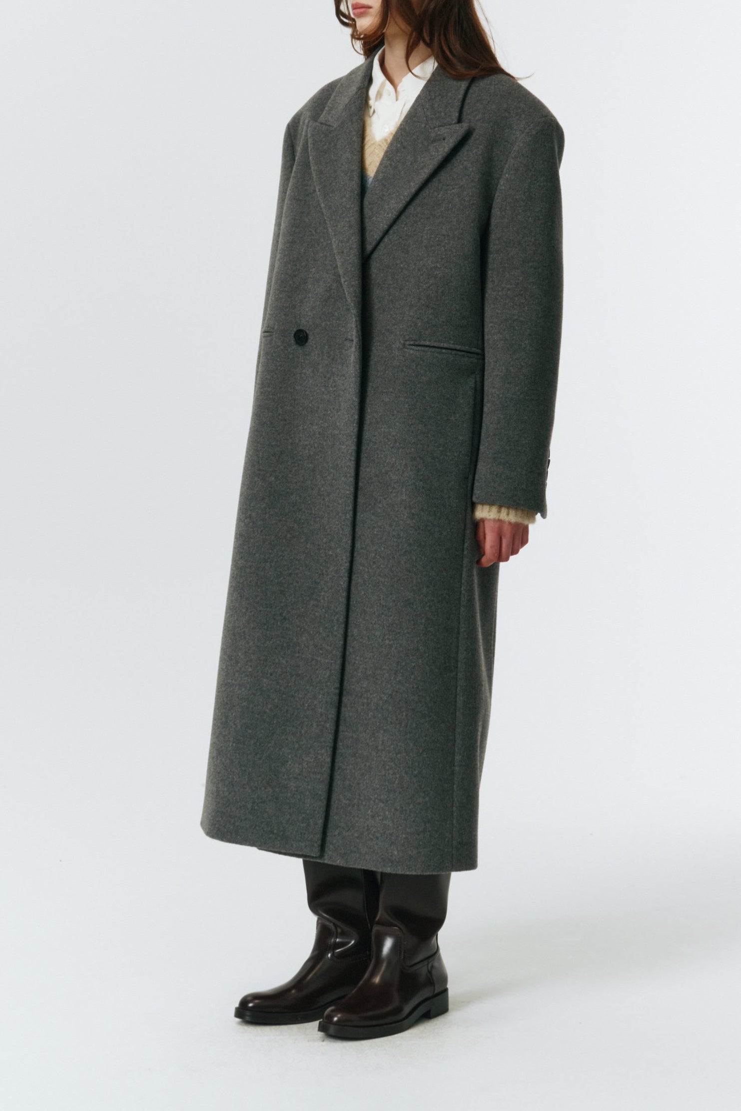 UNISEX MAXI DOUBLE WOOL COAT