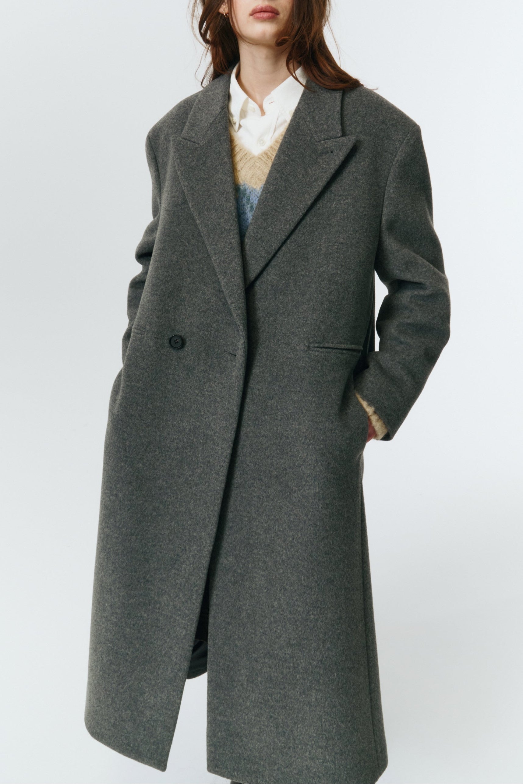 UNISEX MAXI DOUBLE WOOL COAT
