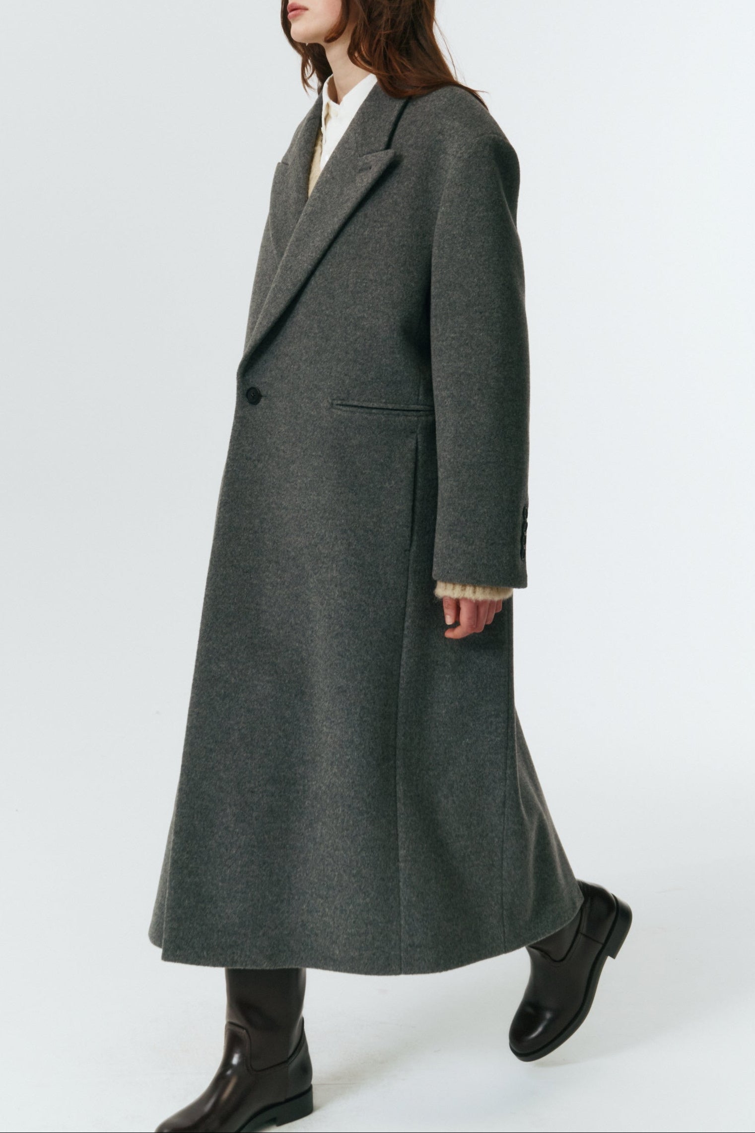 UNISEX MAXI DOUBLE WOOL COAT