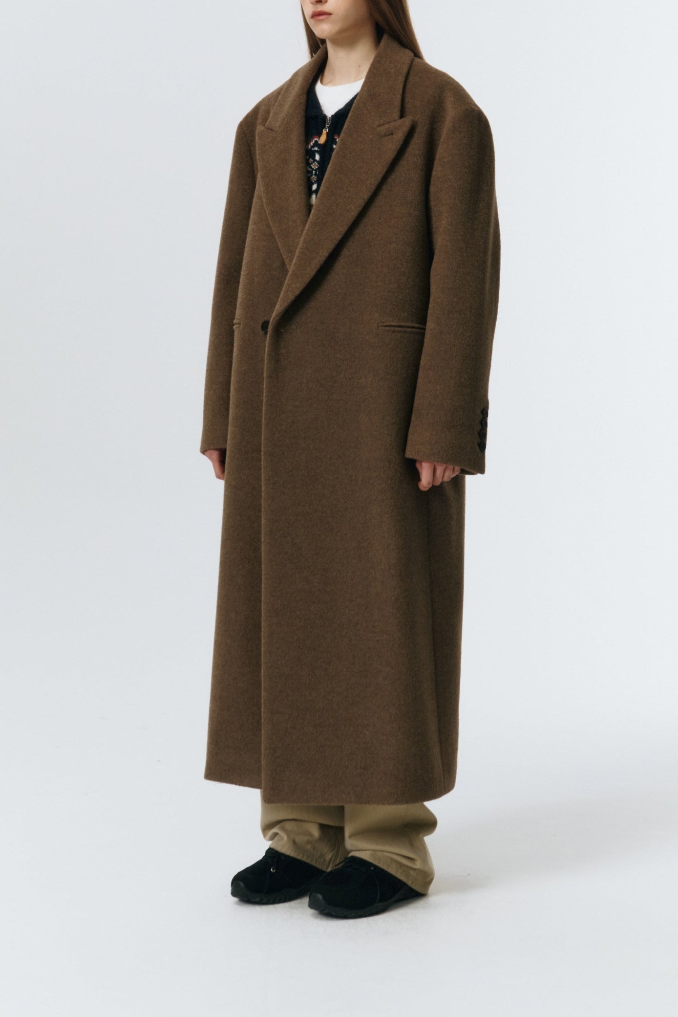 UNISEX MAXI DOUBLE WOOL COAT