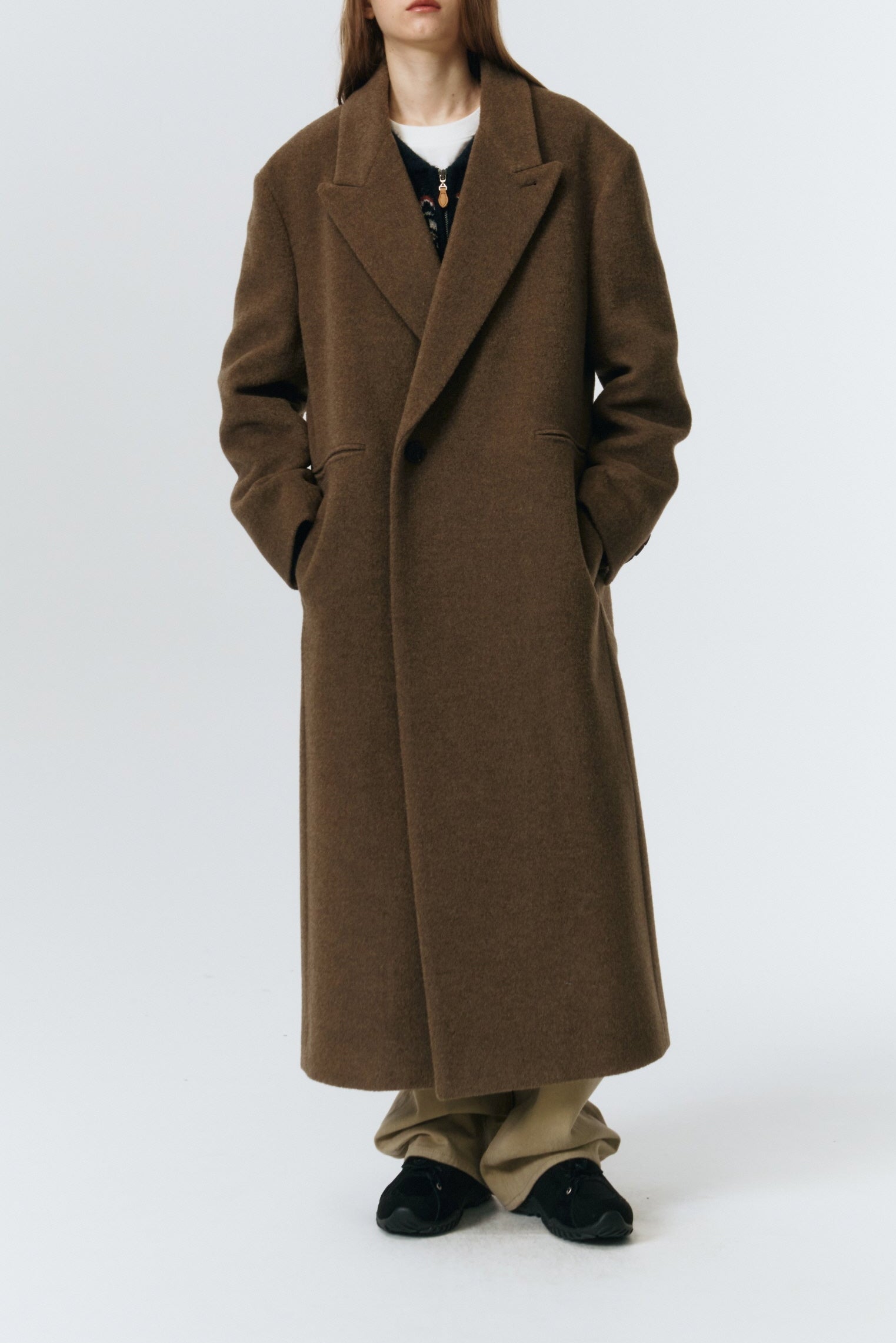 UNISEX MAXI DOUBLE WOOL COAT
